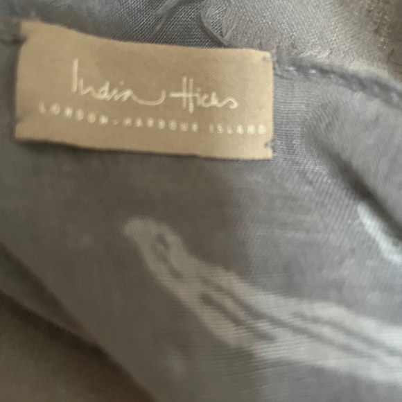 India Hicks Beetle Scarf Wrap in Grey - Picture 7 of 7
